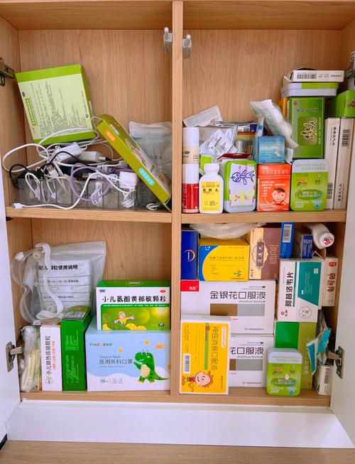 药品分类存放展示