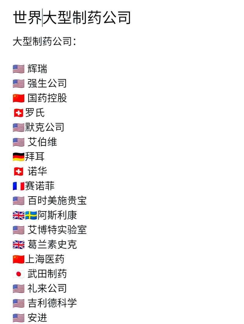 肿瘤药厂家有哪些？这份权威清单让你少走弯路
